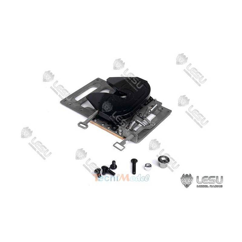 Sellette en aluminium LESU M-7704-B à position réglable pour camion rc Tamiya et Lesu, non-compatible avec les remorques Tamiya 