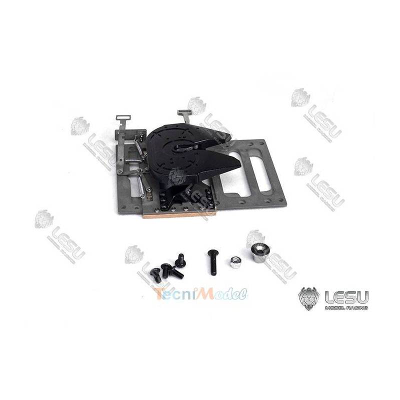 Sellette en aluminium LESU M-7704-B à position réglable pour camion rc Tamiya et Lesu, non-compatible avec les remorques Tamiya 