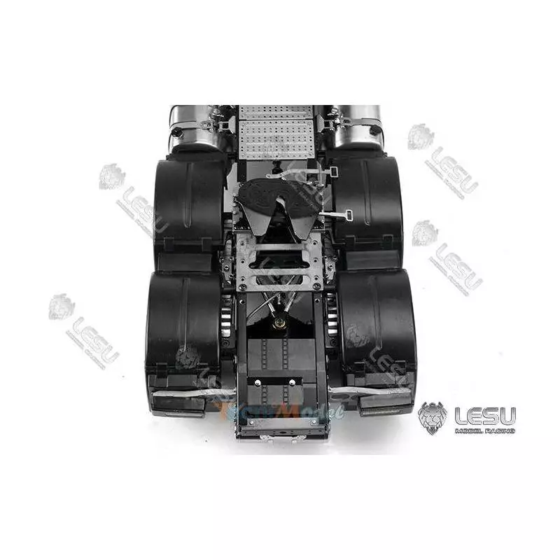 Sellette en aluminium LESU M-7704-B à position réglable pour camion rc Tamiya et Lesu, non-compatible avec les remorques Tamiya 