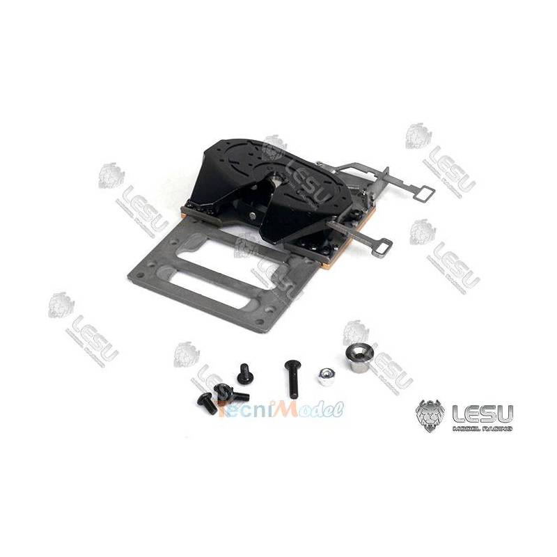Sellette en aluminium LESU M-7704-B à position réglable pour camion rc Tamiya et Lesu, non-compatible avec les remorques Tamiya 