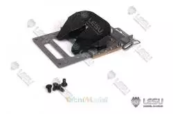 Sellette en aluminium LESU M-7704-A à position réglable pour camion rc Tamiya et Lesu, compatible avec les remorques Tamiya et C