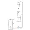 Hydraulic Telescopic Cylinder 4 elements - 215mm
LESU Y-1501-208