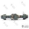 Set of 3 LESU axles with inter-axle differentials for 6x6 RC Trucks.