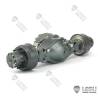 Set of 3 LESU axles with inter-axle differentials for 6x6 RC Trucks.