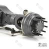 Set of 3 LESU axles with inter-axle differentials for 6x6 RC Trucks.