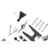 Kit de suspensions arrières métal LESU X-8017-A renforcées (réhaussé de 9mm) pour camion Tamiya