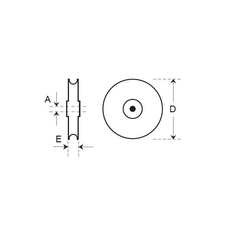 2 Réas en laiton Ø3mm KRICK 63090