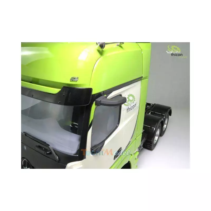 Paire de rétroviseurs caméras (mirrorcam) pour Mercedes Actros et Arocs Tamiya 1/14 / THICON MODELS 50269