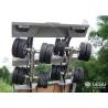 2 axles steel trailer LESU LS-A0005