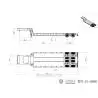 Remorque porte-engin en acier à 2 lignes d'essieux LESU LS-A0005