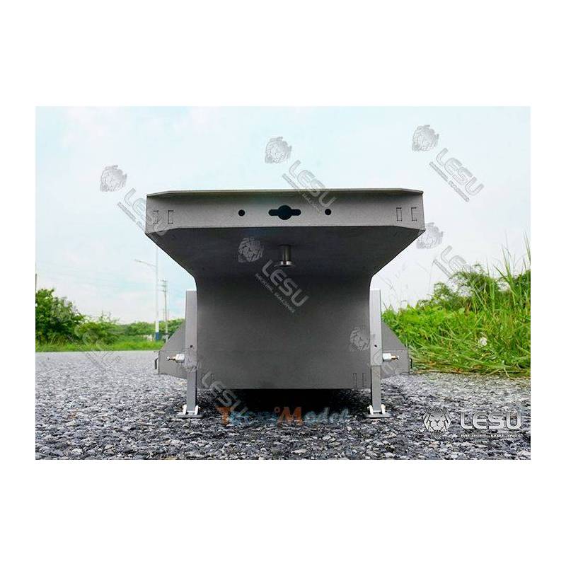 2 axles steel trailer LESU LS-A0005