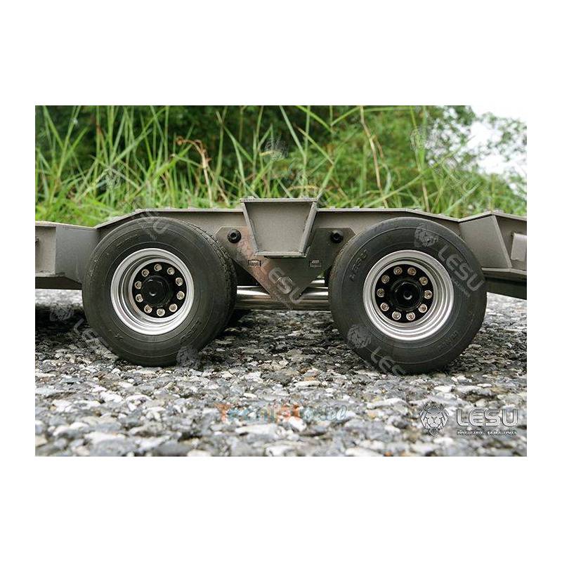2 axles steel trailer LESU LS-A0005