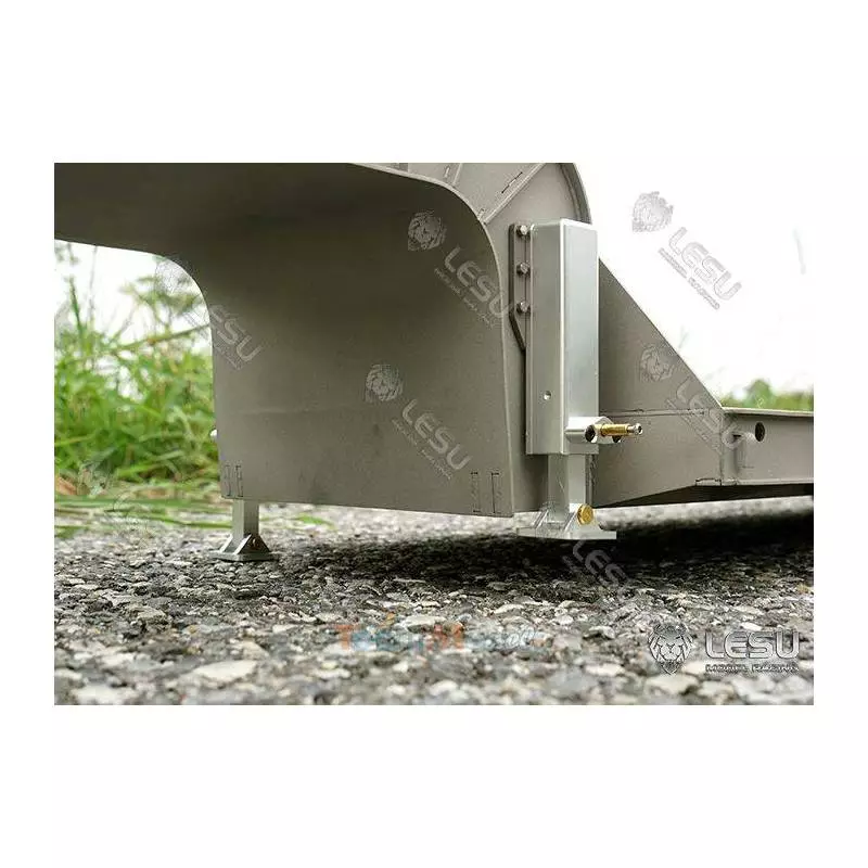 Remorque porte-engin en acier à 2 lignes d'essieux LESU LS-A0005