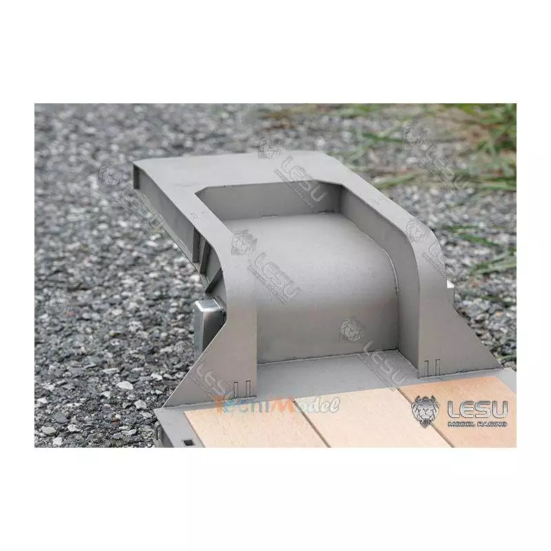 Remorque porte-engin en acier à 2 lignes d'essieux LESU LS-A0005