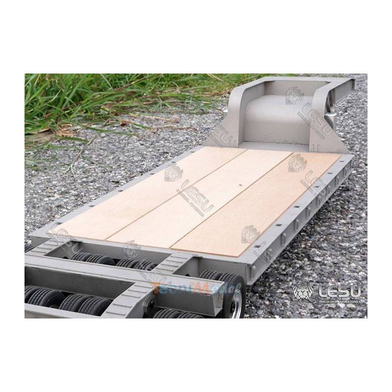 2 axles steel trailer LESU LS-A0005