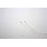 2 white miniature bulbs Ø2.3mm 6v 50mA