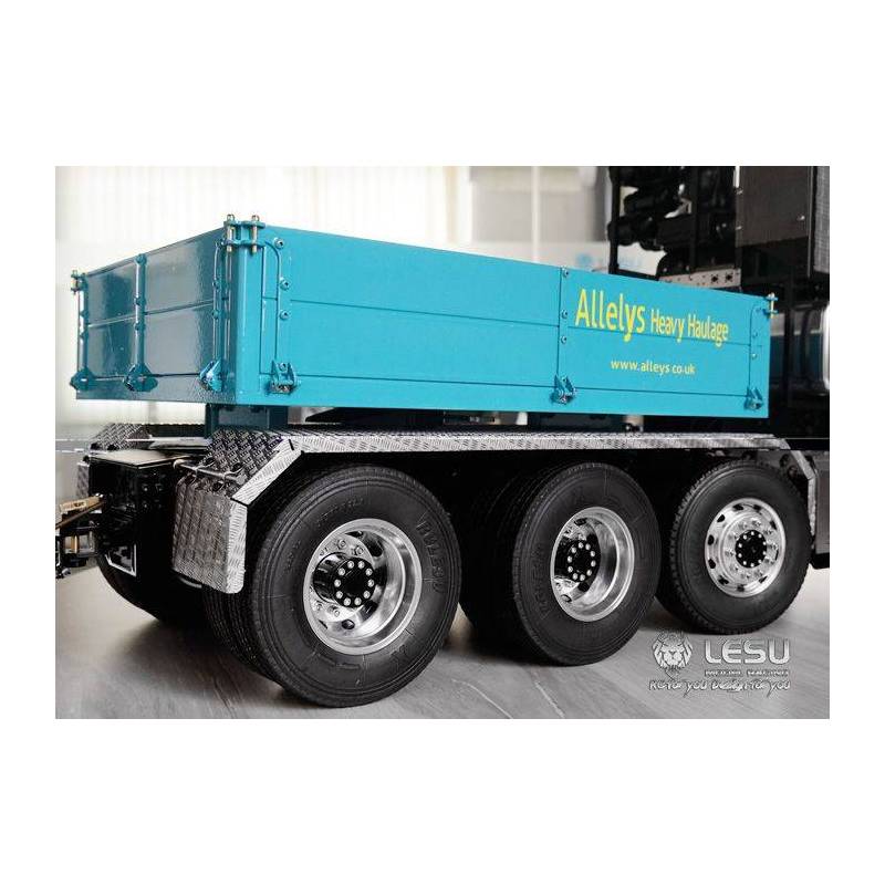 Paire de garde-boues arrière métal LESU LS20160901-A-6 pour camions radiocommandés 1/14