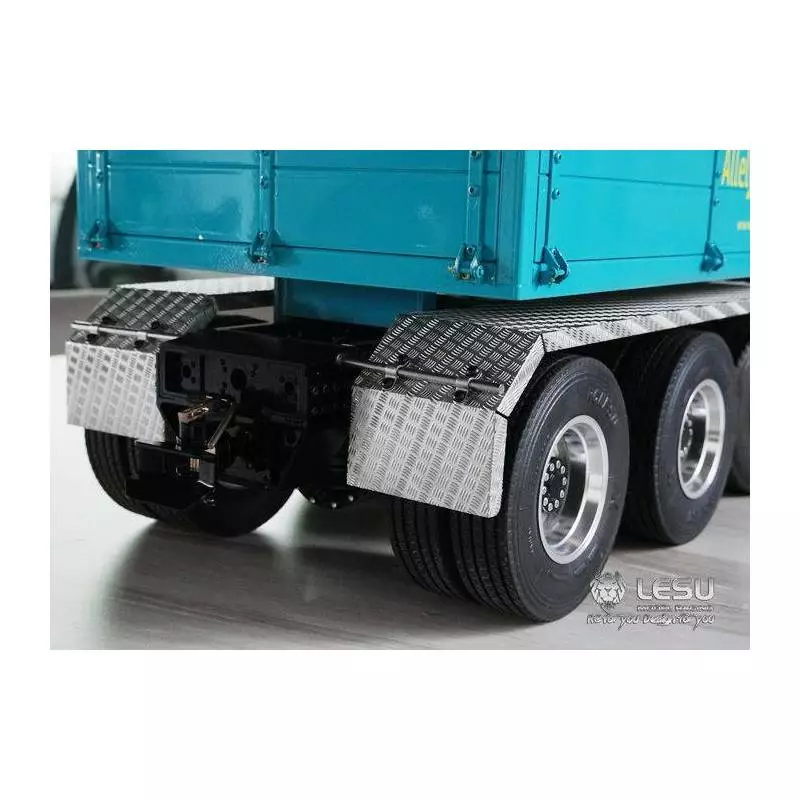 Paire de garde-boues arrière métal LESU LS20160901-A-6 pour camions radiocommandés 1/14