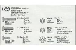 Screw bag A for Scania R620 Tamiya 56323
