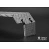 Paire de garde-boues arrière métal LESU LS20160901-A-6 pour camions radiocommandés 1/14