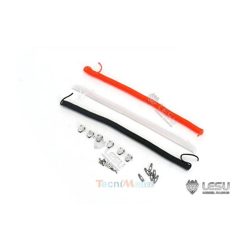 Paire de tuyaux d'air factices pour camions rc 1/14