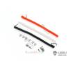 Paire de tuyaux d'air factices pour camions rc 1/14
