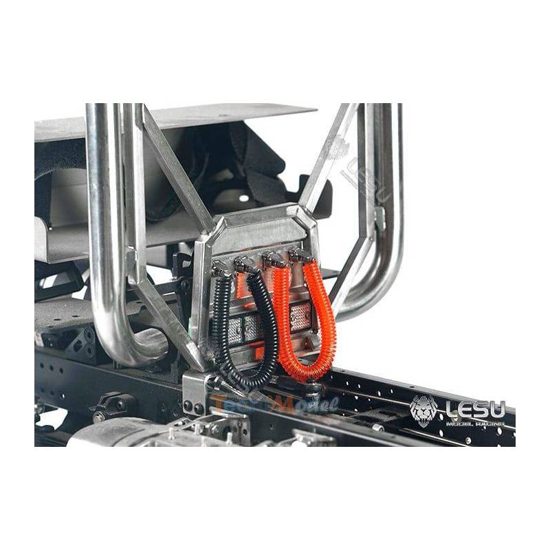 Paire de tuyaux d'air factices pour camions rc 1/14
