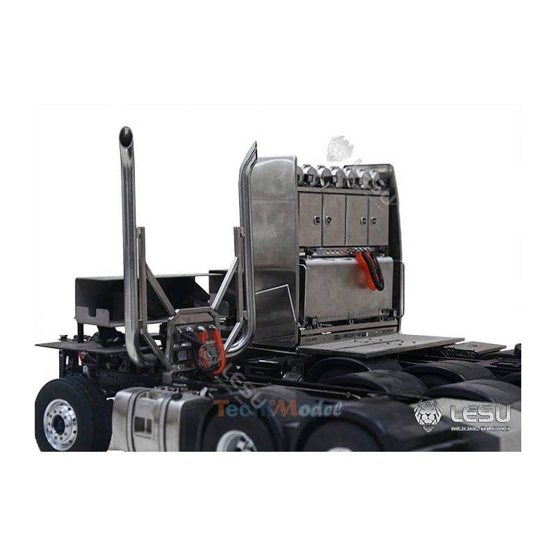 Paire de tuyaux d'air factices pour camions rc 1/14