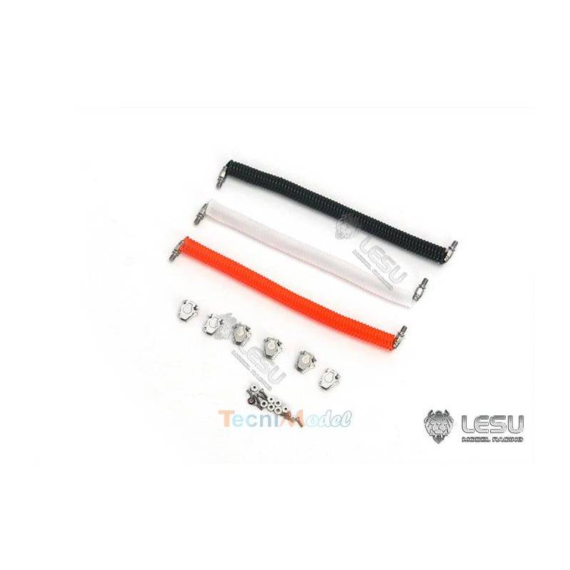 Paire de tuyaux d'air factices pour camions rc 1/14