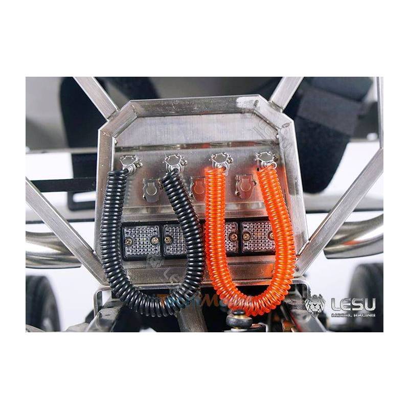 Paire de tuyaux d'air factices pour camions rc 1/14