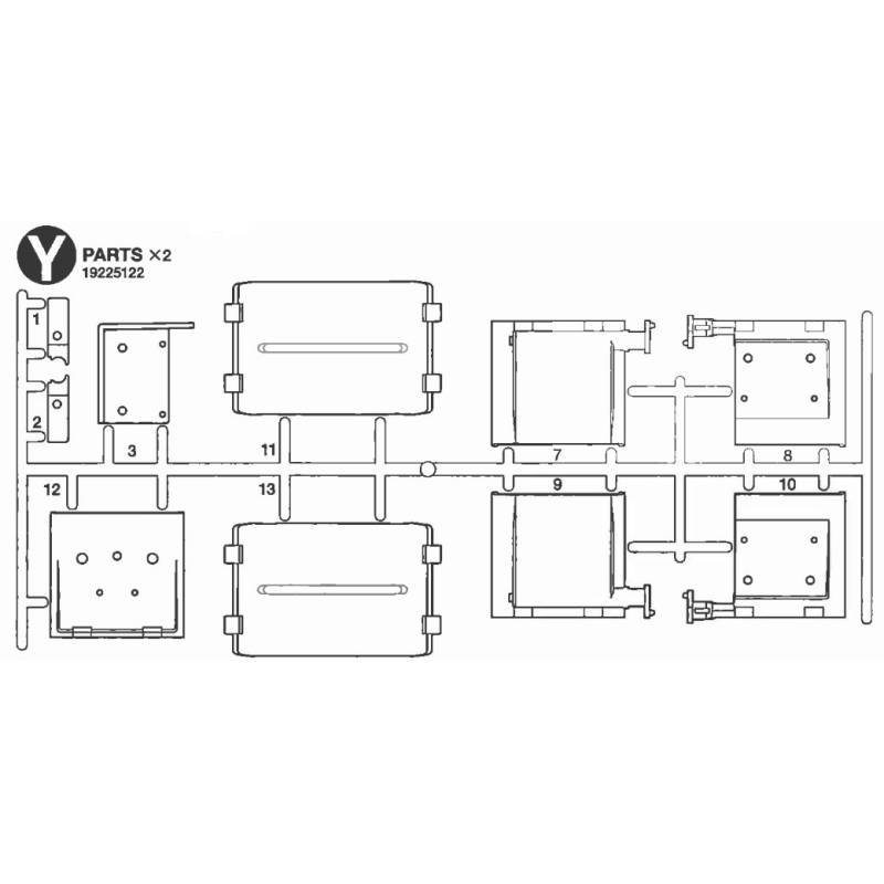 Y Cluster for MAN Tamiya 56325 