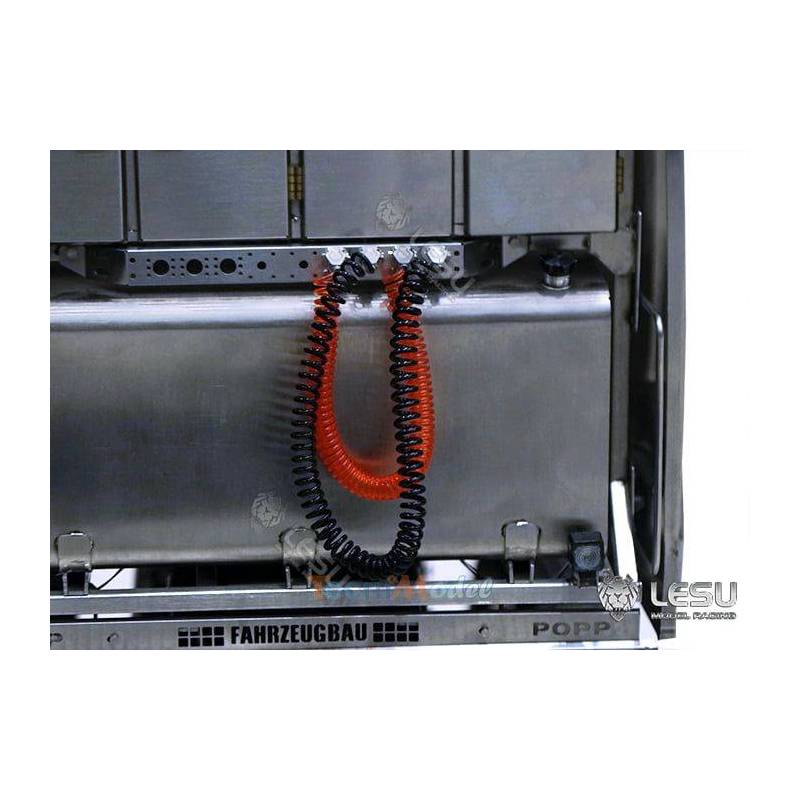 Paire de tuyaux d'air factices pour camions rc 1/14