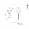 Ripper for LESU backhoe PC360 / ET26L / ET30H / R945 - Ref : AT-C0003-B