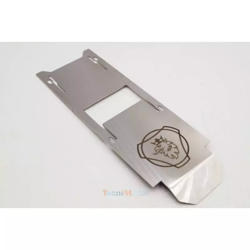 Couvre Châssis arrière poli pour Scania 4x2 et 6x4 à motif gravé Griffon SCALE PARTS SP-01-04-78B