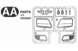 AA cluster for MAN TAMIYA 56325