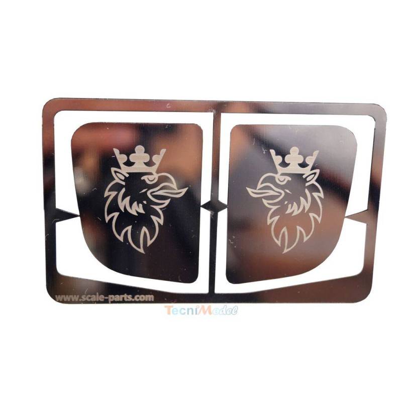 Chrome decoration of side windows for R Scania 1/14 with Griffon pattern - SCALE PARTS SP-01-04-077