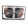 Chrome decoration of side windows for Scania R 1/14 with V8 pattern - SCALE PARTS SP-01-04-076
