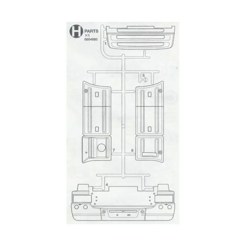 Grappe H Scania R620 Tamiya 56323
