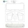T-piece Mercedes windscreen Tamiya 56305