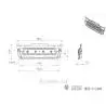 Calandre basse de Scania avec projecteurs LESU S-1202 pour camion Tamiya