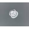 Paire de jantes larges en plastique chromé pour remorques 1/14 - Carson 500907055