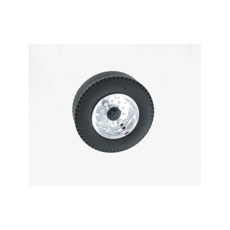 Chrome wheels for trailers