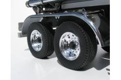 2 Chromed wide wheels for US trailers Tamiya Ref Carson 500907053
