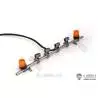 Rampe de projecteurs et gyrophares oranges pour camion Tamiya LESU S-1300