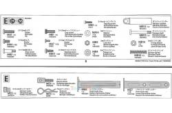 Sachet de pièces E pour Volvo Dépanneuse TAMIYA 9403813