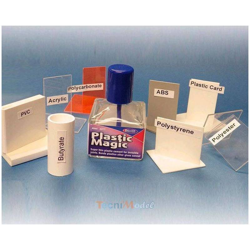 Colle pour plastiques "Plastic Magic" 40ml - KRICK 44117 - DELUXE Materials AD77