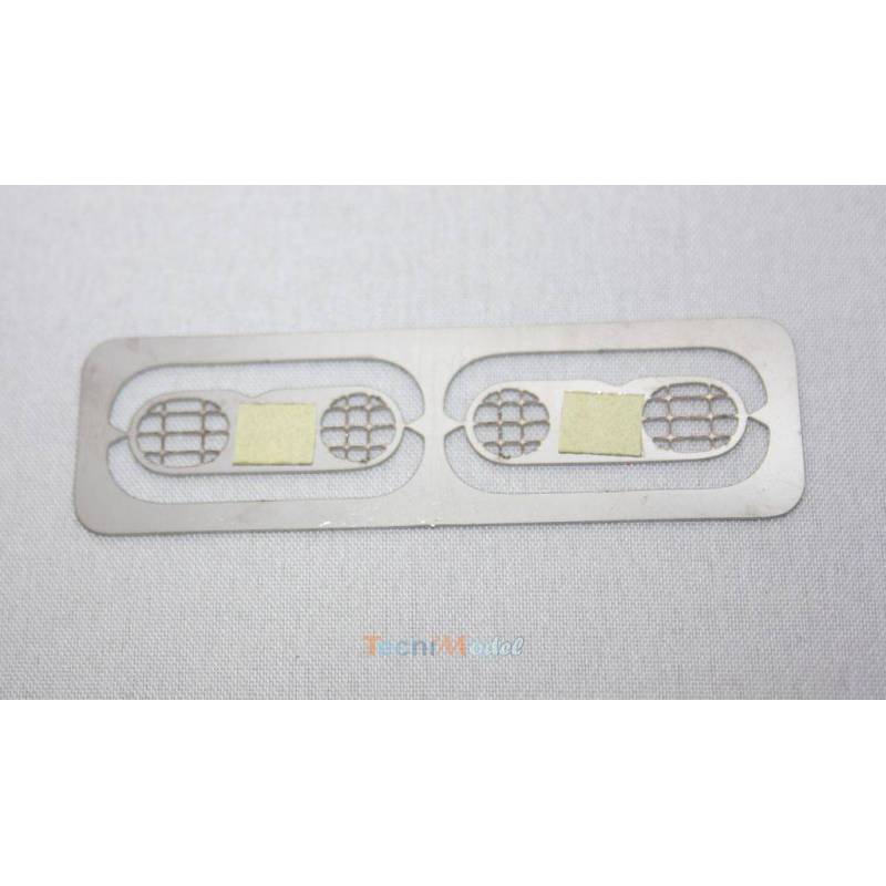 Enjoliveurs de feux antibrouillards chromés pour Scania Tamiya SCALE PARTS SP-01-04-064