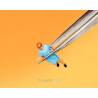 Lot de 5 Pinces Brucelles en Inox