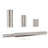 Lots de 100 mini-aimants avec pince brucelle KRICK 492419 / Modelcraft PMT1000