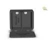 Side box with support for trucks and trailers